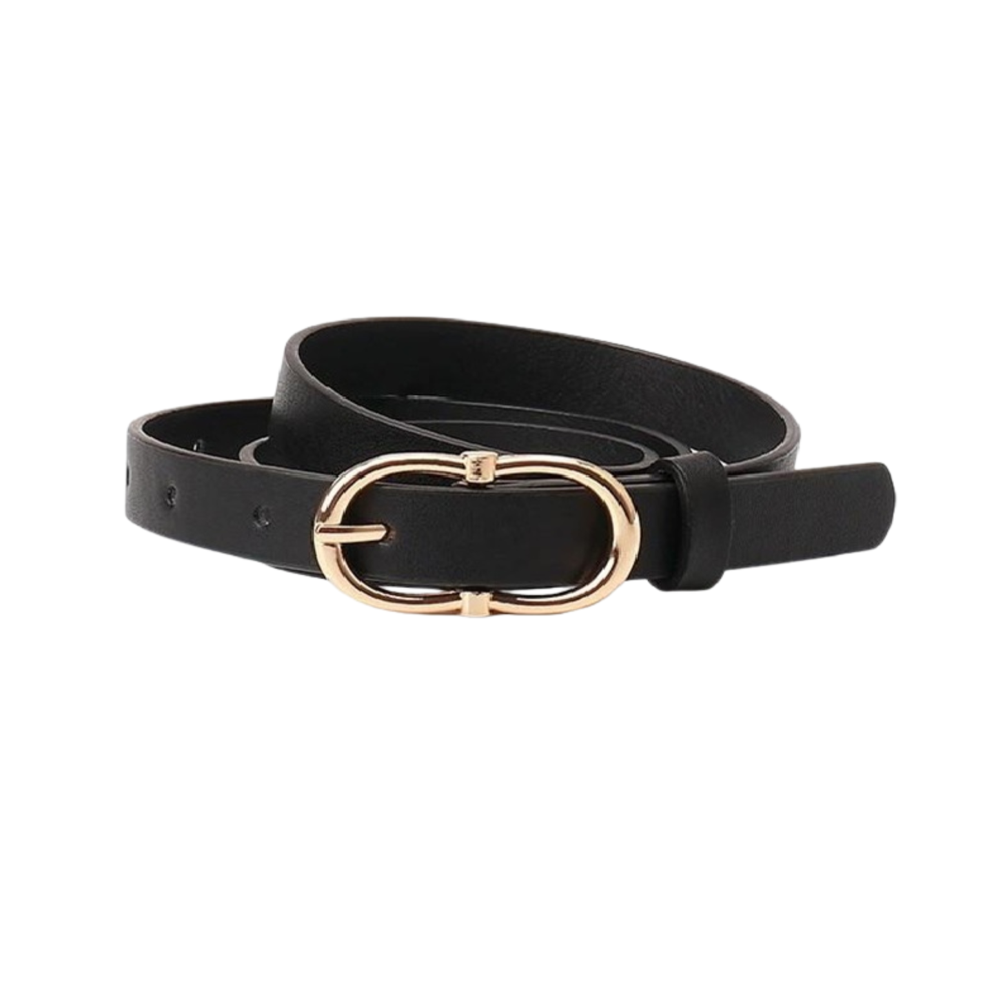Double Ring Vegan Leather Belt