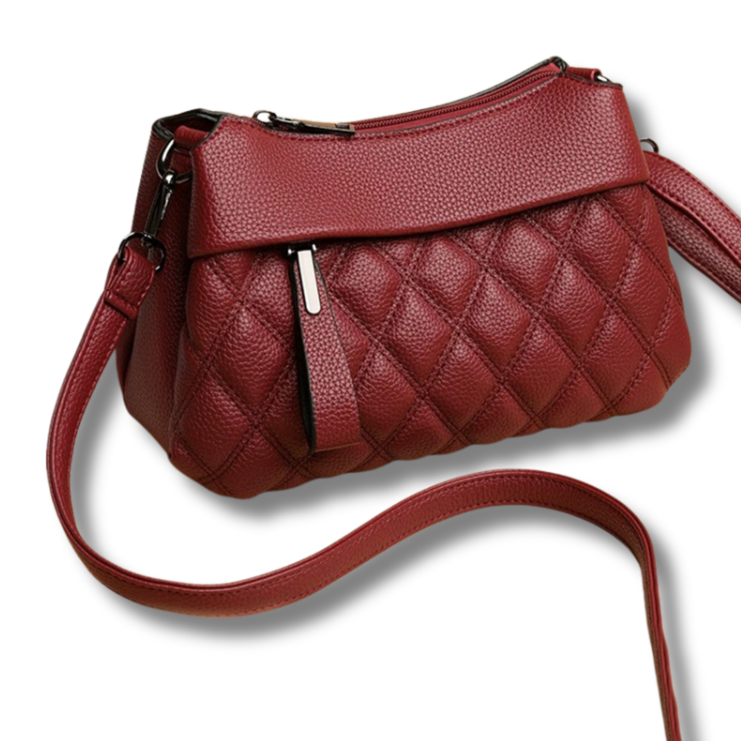 Diamond Quilted Crossbody Shoulder Bag