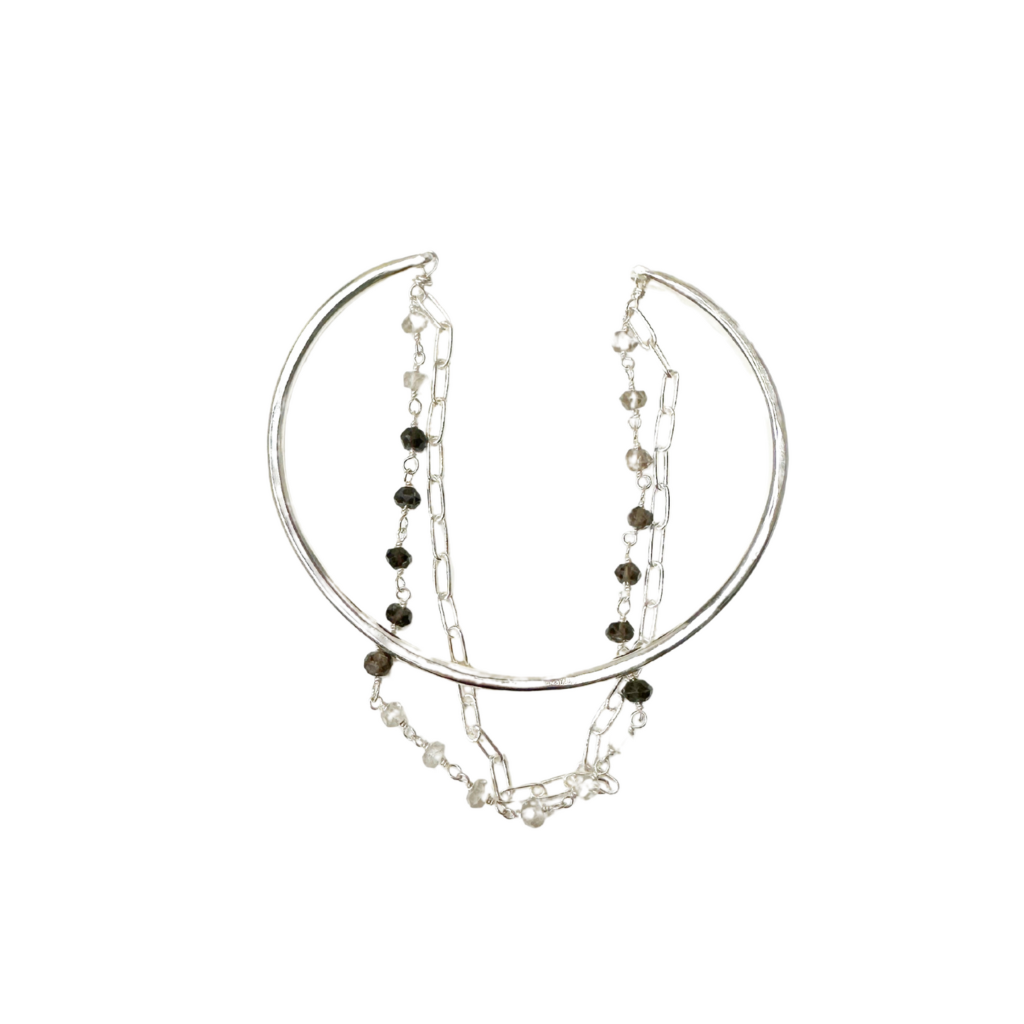 Crescent Rose Craft Chain & Bangle Bracelet