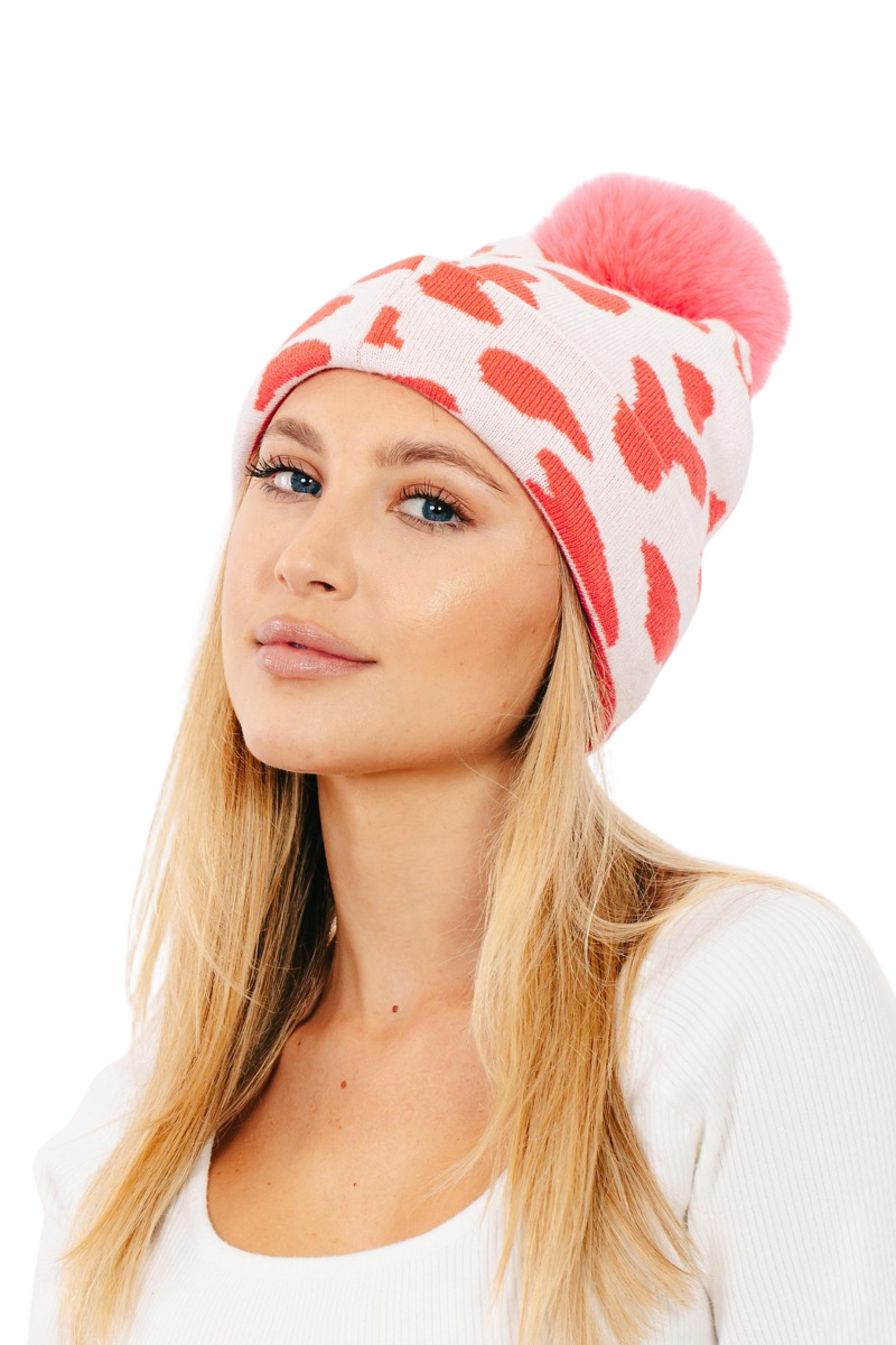 Cow Print Beanie