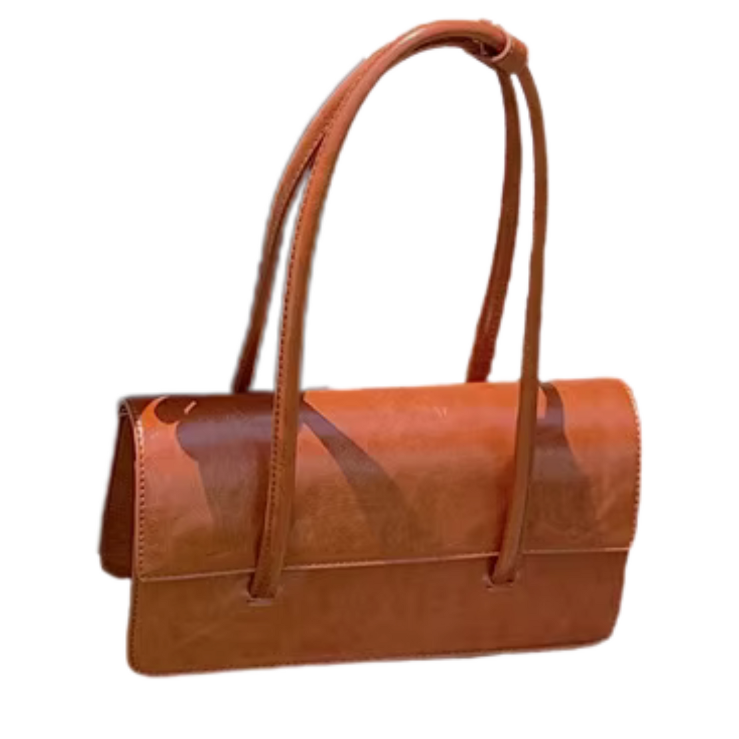 Elongated Strap Envelope Shoulder Bag