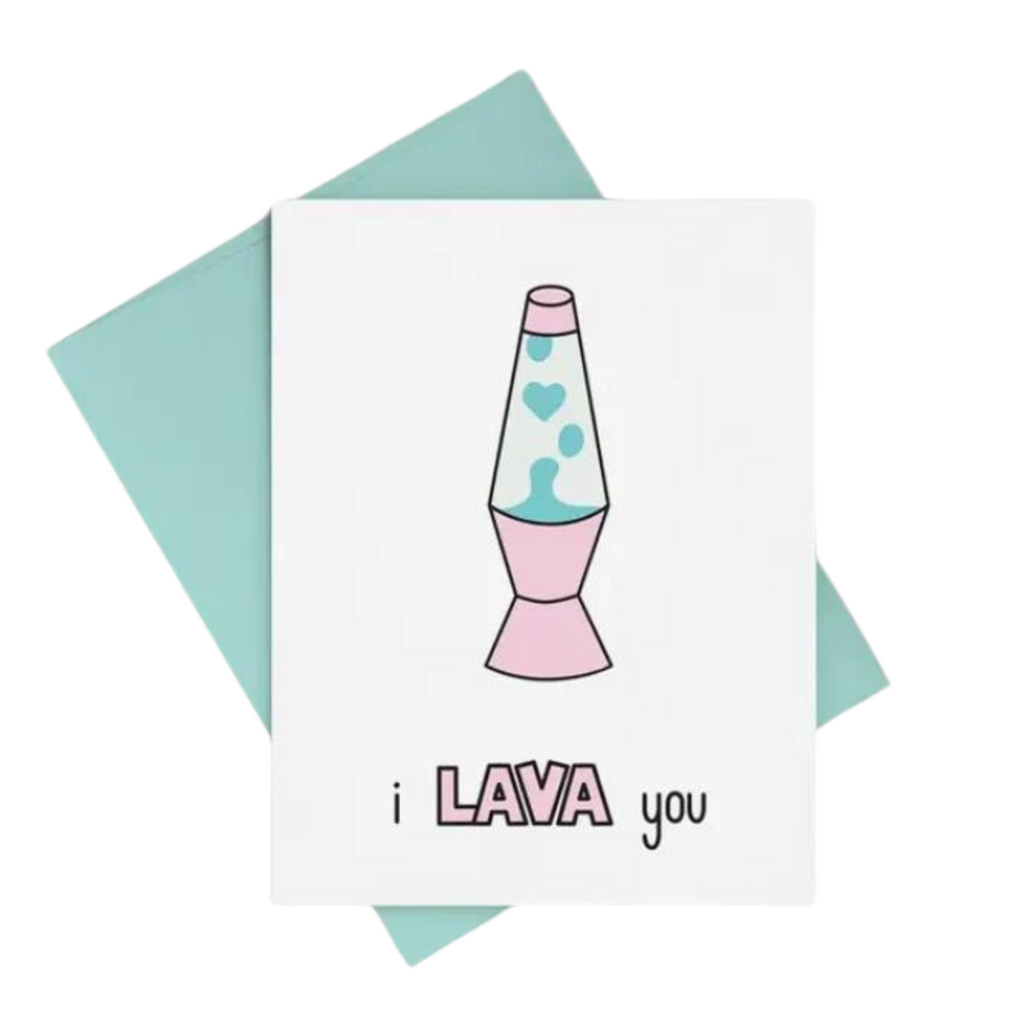 I Lava You Greeting Card
