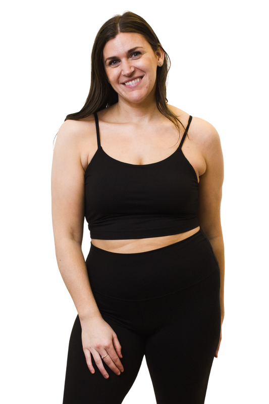Butter Cropped Camisole with Inner Layer & Pads
