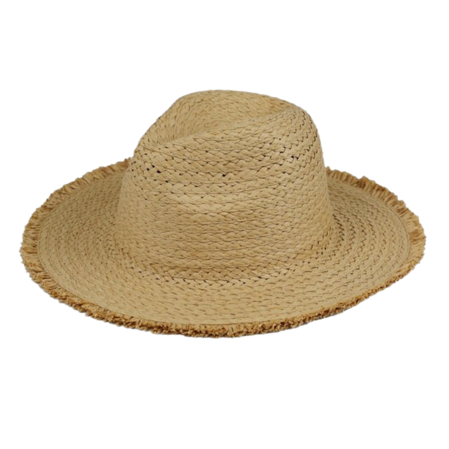 Frayed Edge Straw Hat