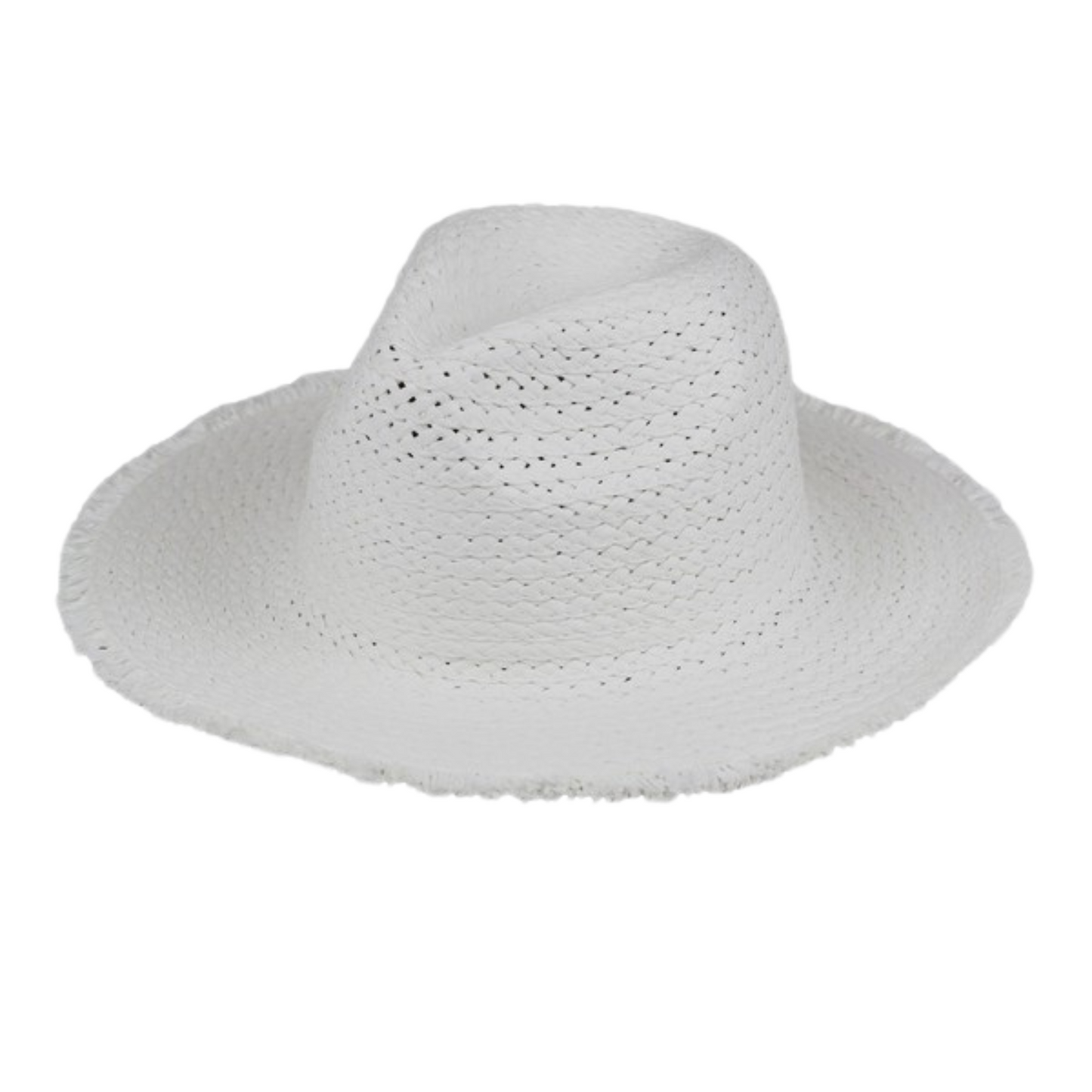 Frayed Edge Straw Hat