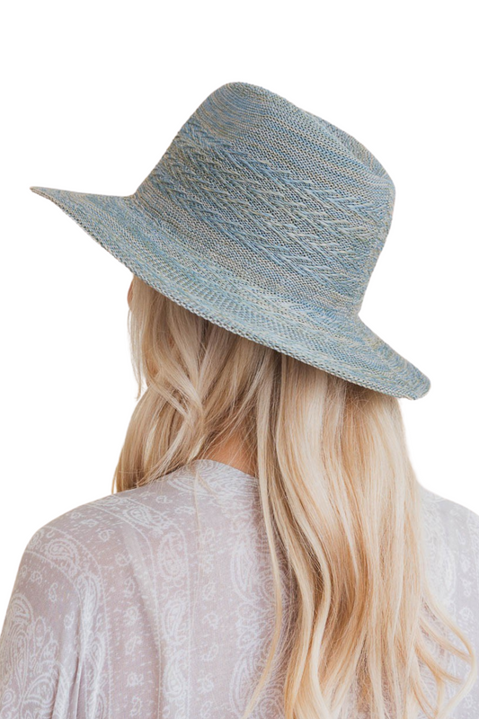 Soft Woven Wide Brim Hat