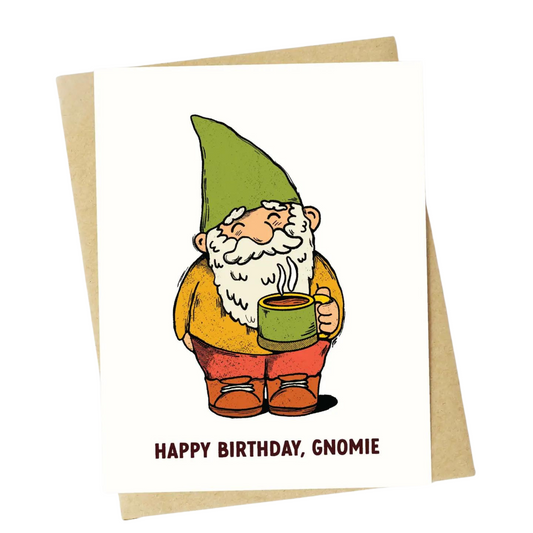 Happy Birthday Gnomie Card