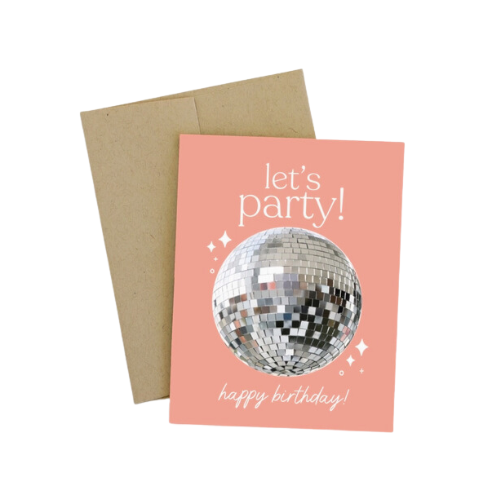 "Let's Party! Happy Birthday" Greeting Card