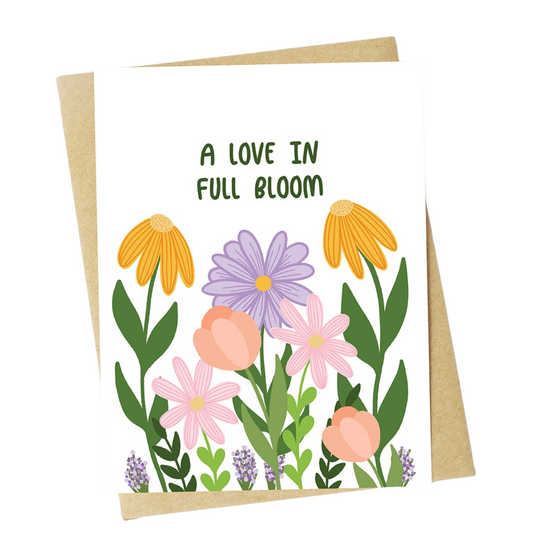 A Love in Full Bloom Greeting Card