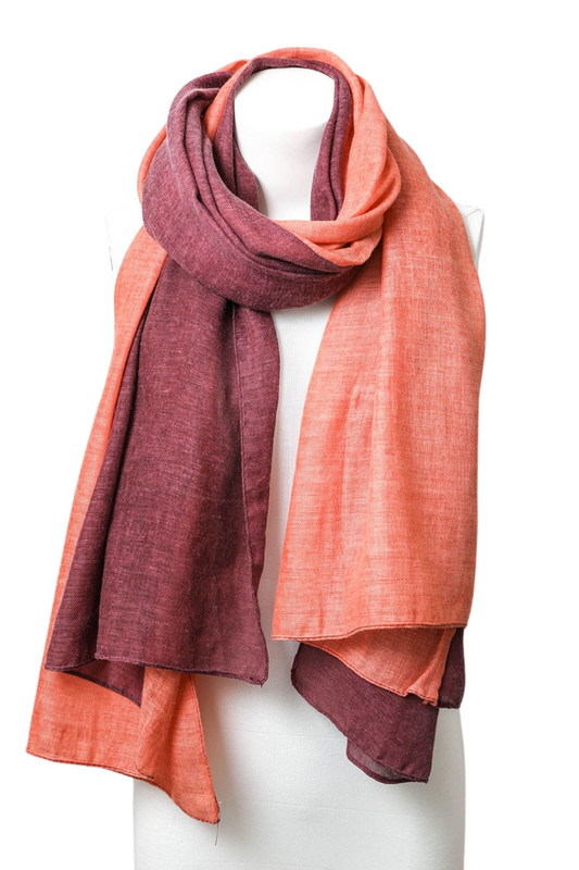 Lightweight Two Tone Scarf