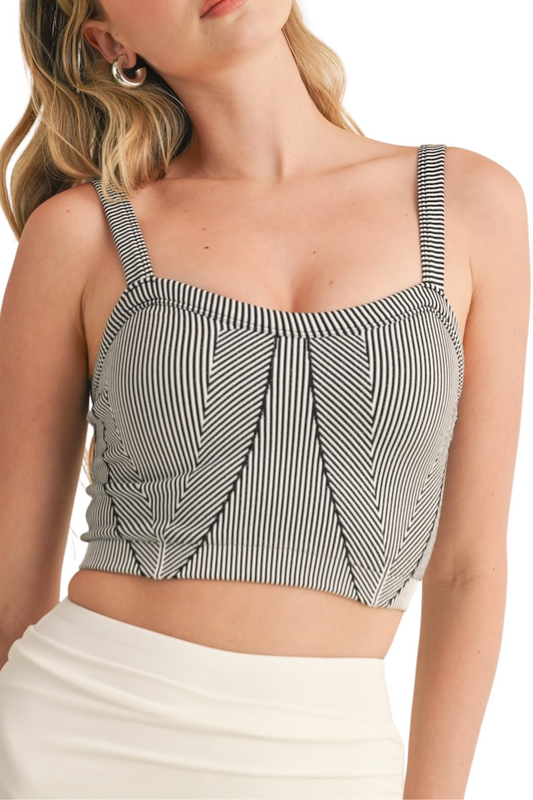 Sweetheart Cropped Tank