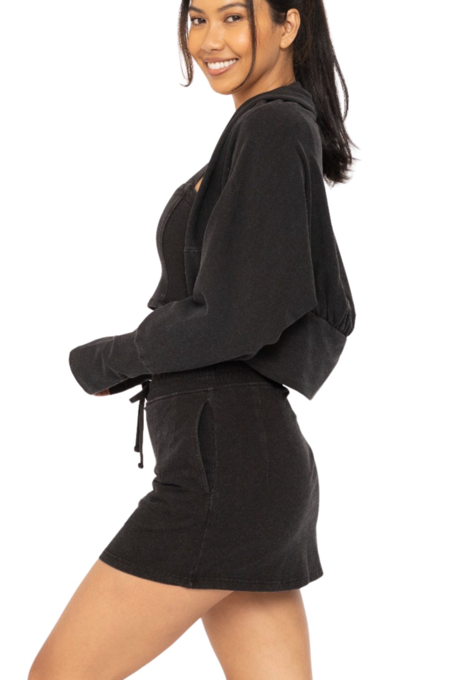 Open Face Cotton Shrug