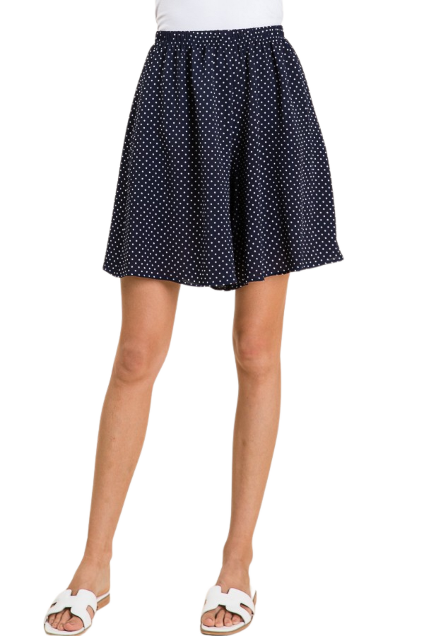 (X-Large) Relaxed Polka Dot Shorts