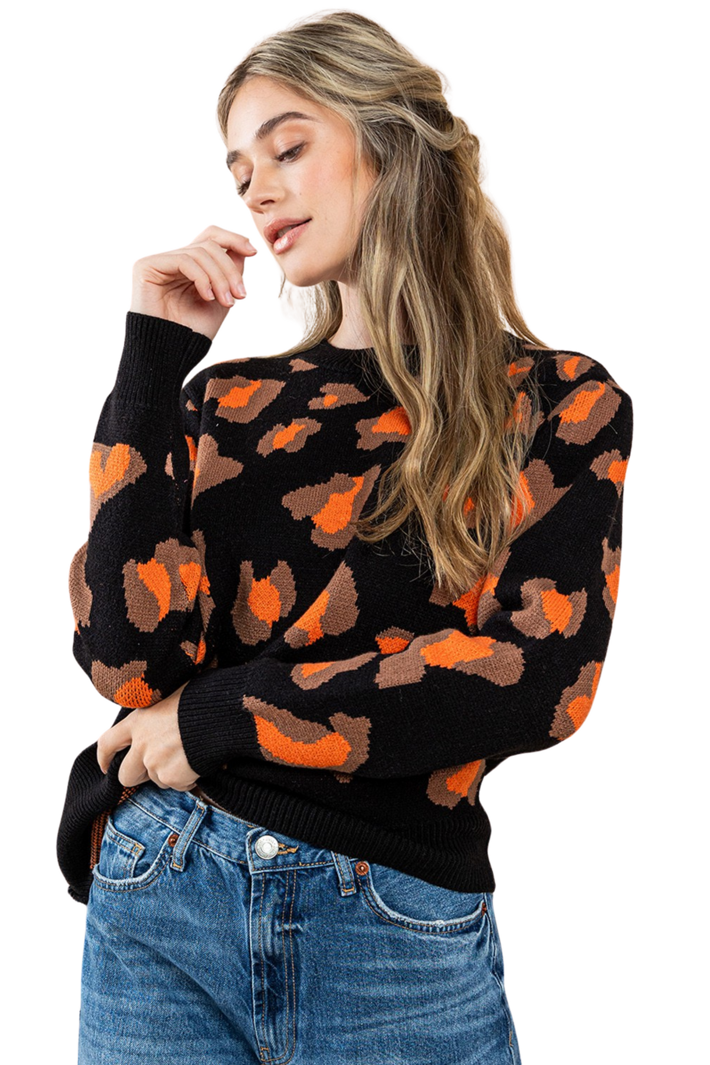 Leopard Print Sweater