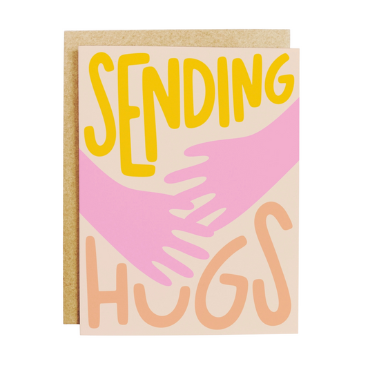 "Sending Hugs" Greeting Card