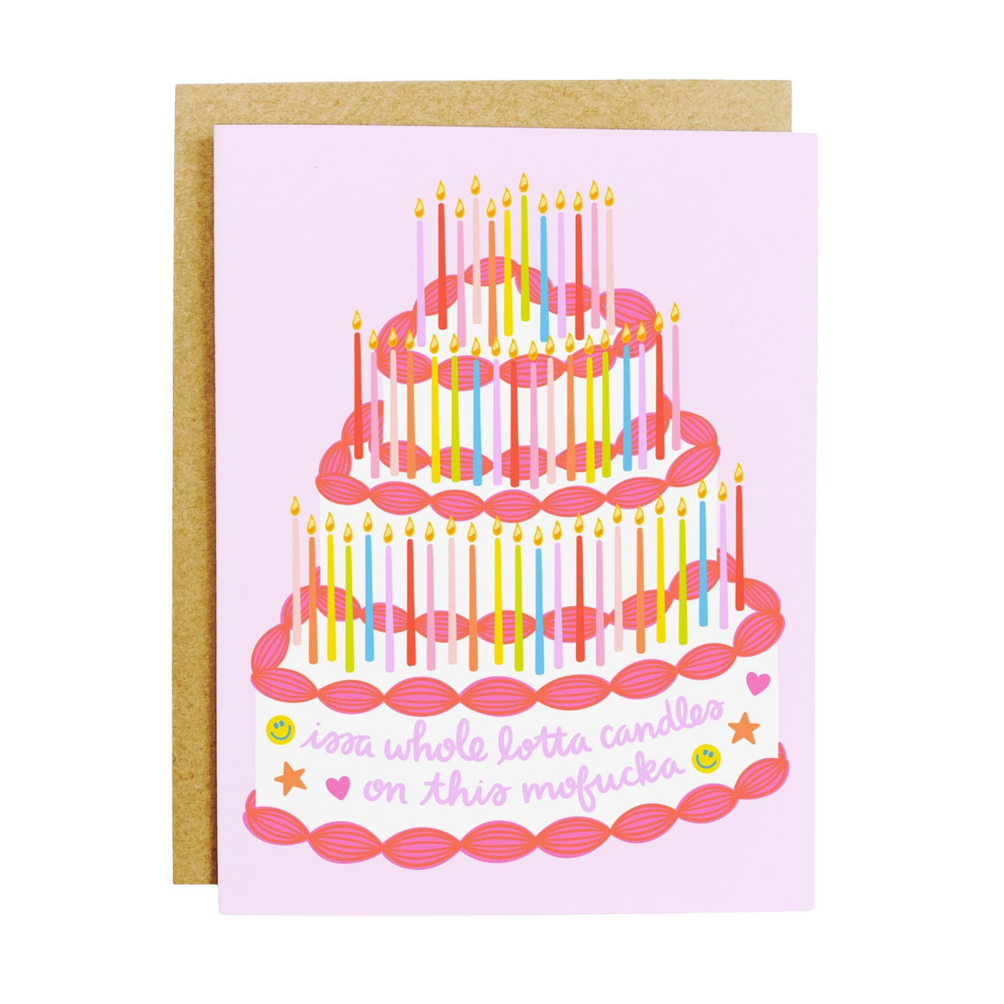 "Whole Lotta Candles" Birthday Greeting Card