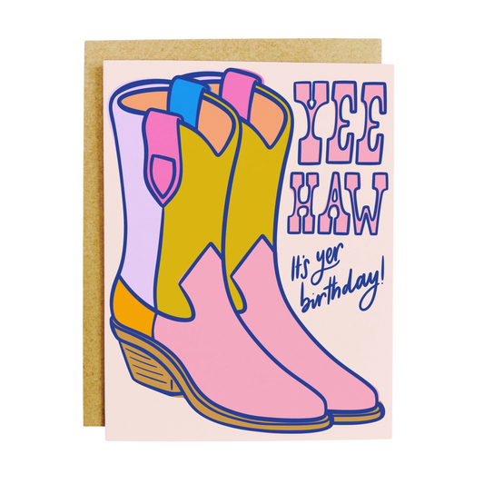 "Yee Haw It's Yer Birthday" Greeting Card
