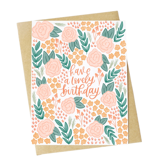 "Have A Lovely Birthday" Birthday Greeting Card