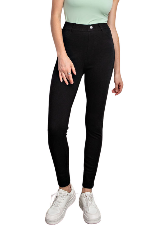 Cotton Stretch Twill Skinny Pant