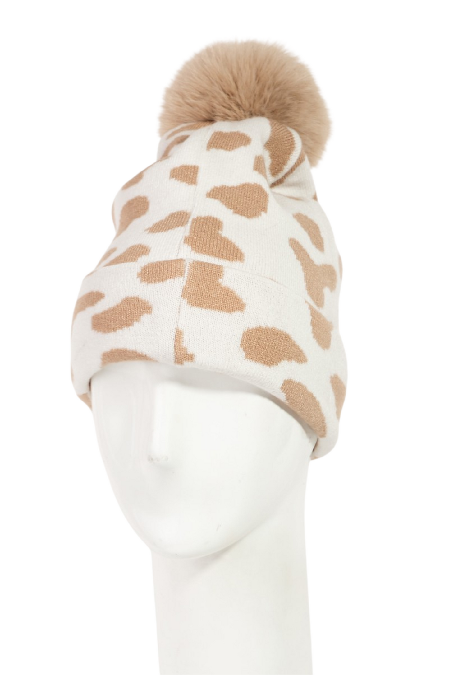 Cow Print Beanie