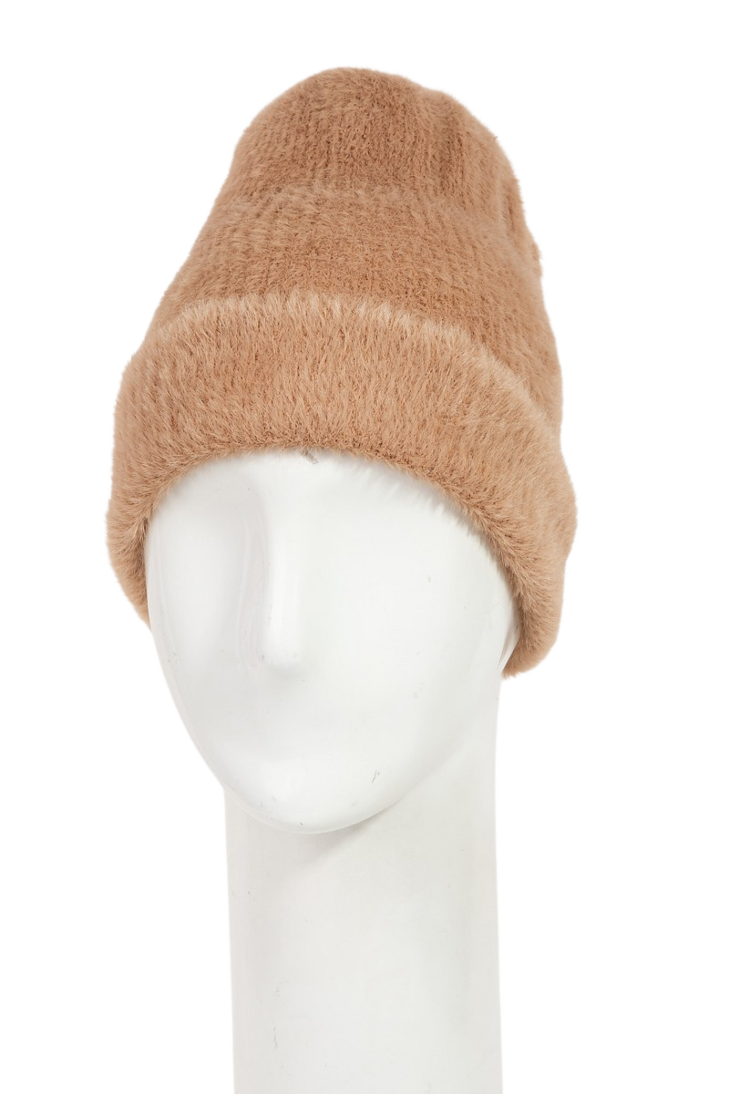 Fuzzy Ribbed Beanie