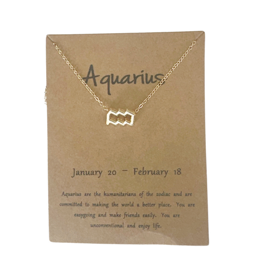 Zodiac Pendant Necklace