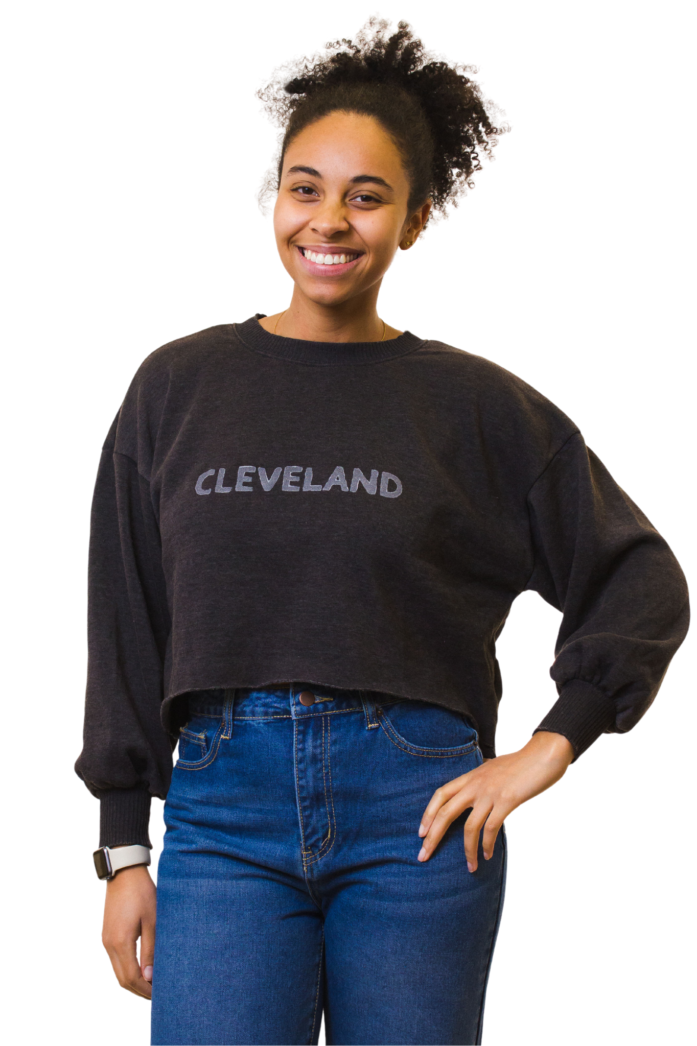 Cleveland Hand Stamped Super Soft Pullover