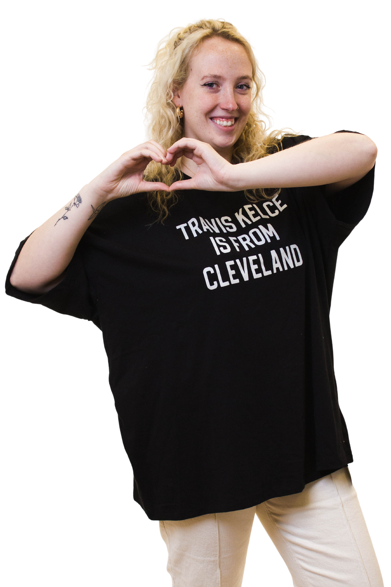 Travis Kelce Is From Cleveland Oversized Sleep Shirt