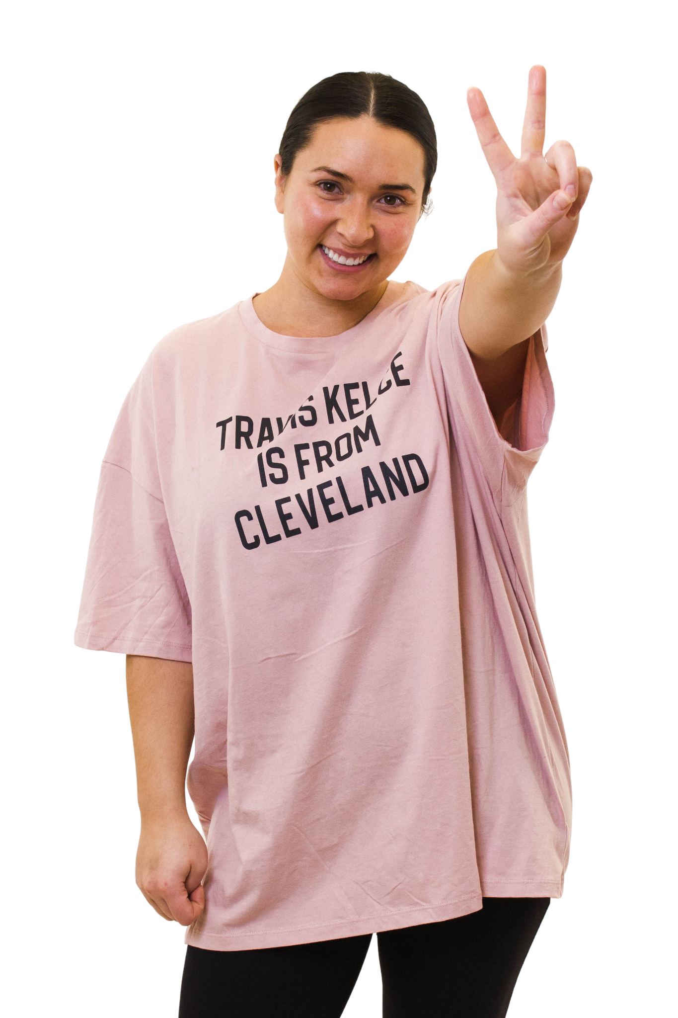 Travis Kelce Is From Cleveland Oversized Sleep Shirt