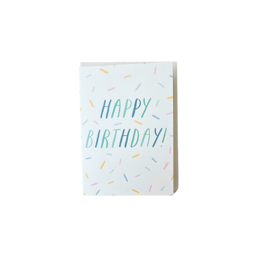 Sprinkles Happy Birthday Mini Card