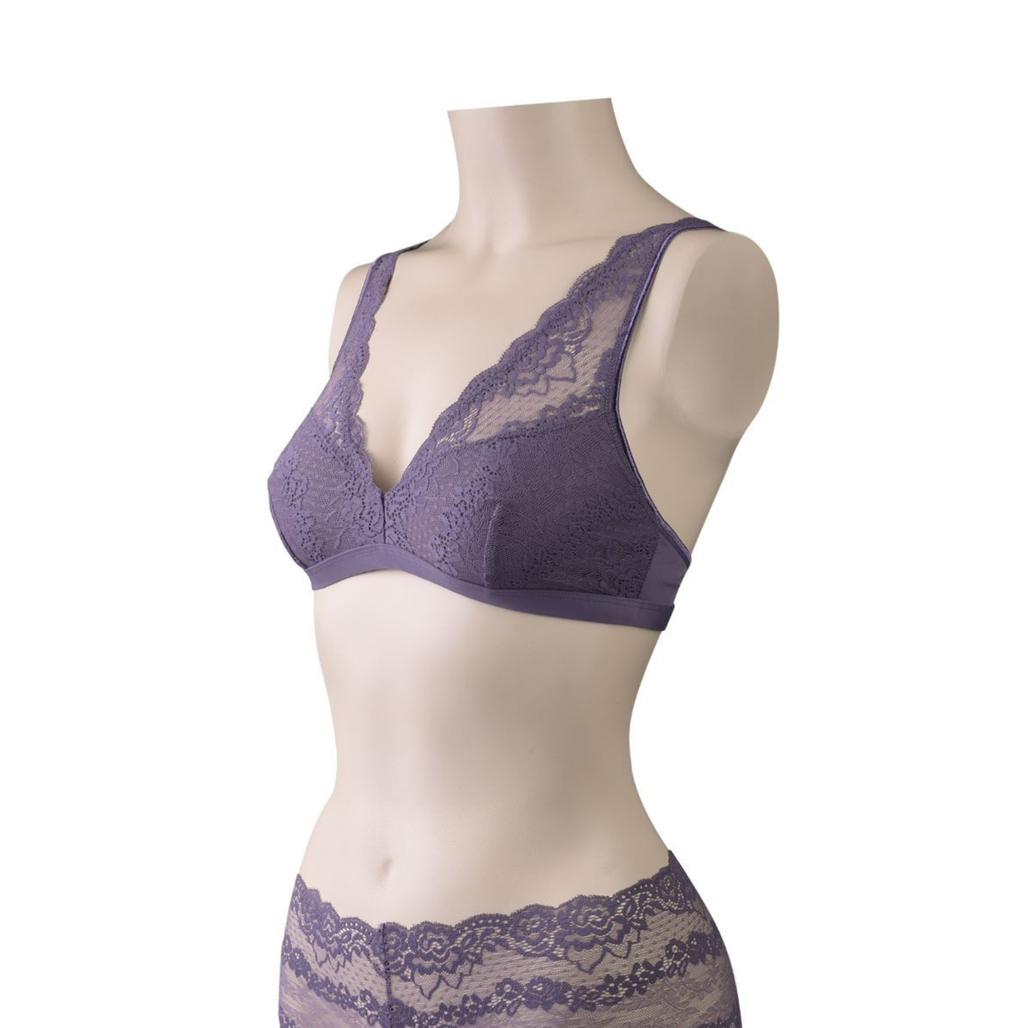 V Neck Lace Bralette