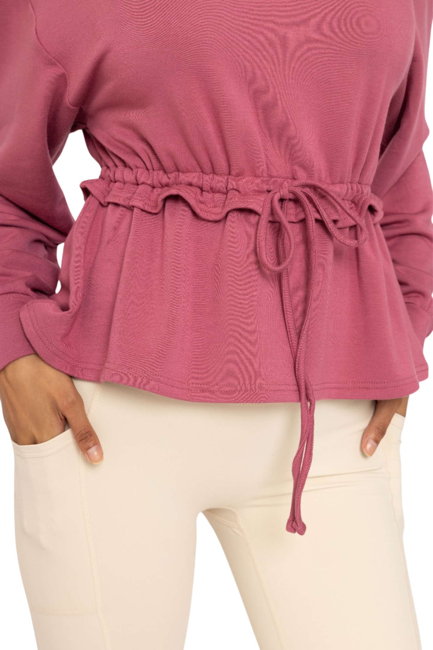 Cozy Peplum Sweatshirt