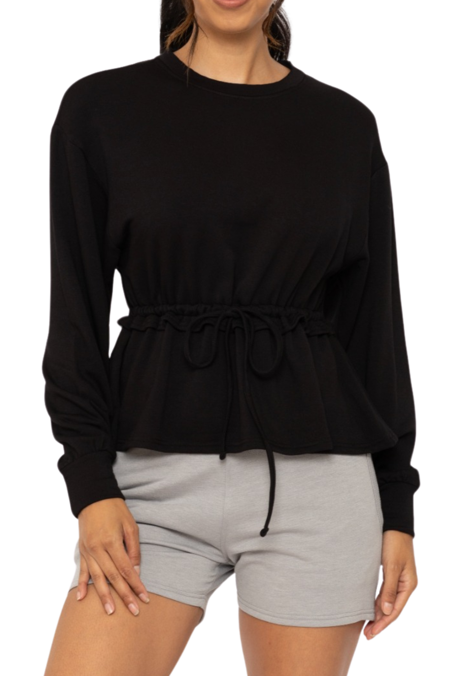 Cozy Peplum Sweatshirt