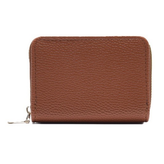 Vegan Leather Zip Wallet