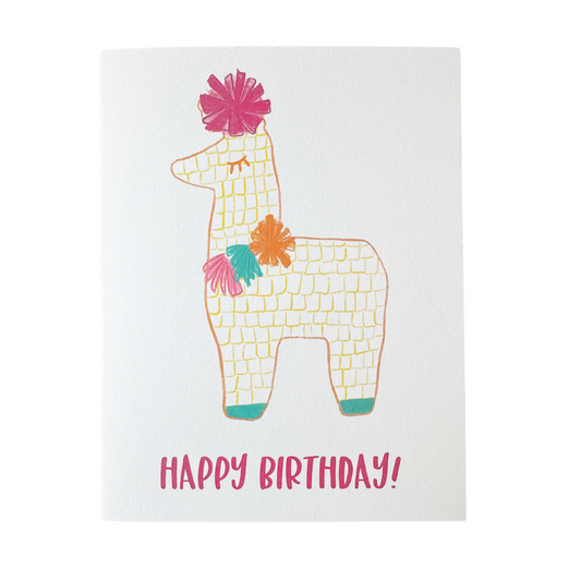 Party Piñata Happy Birthday Greeting Card