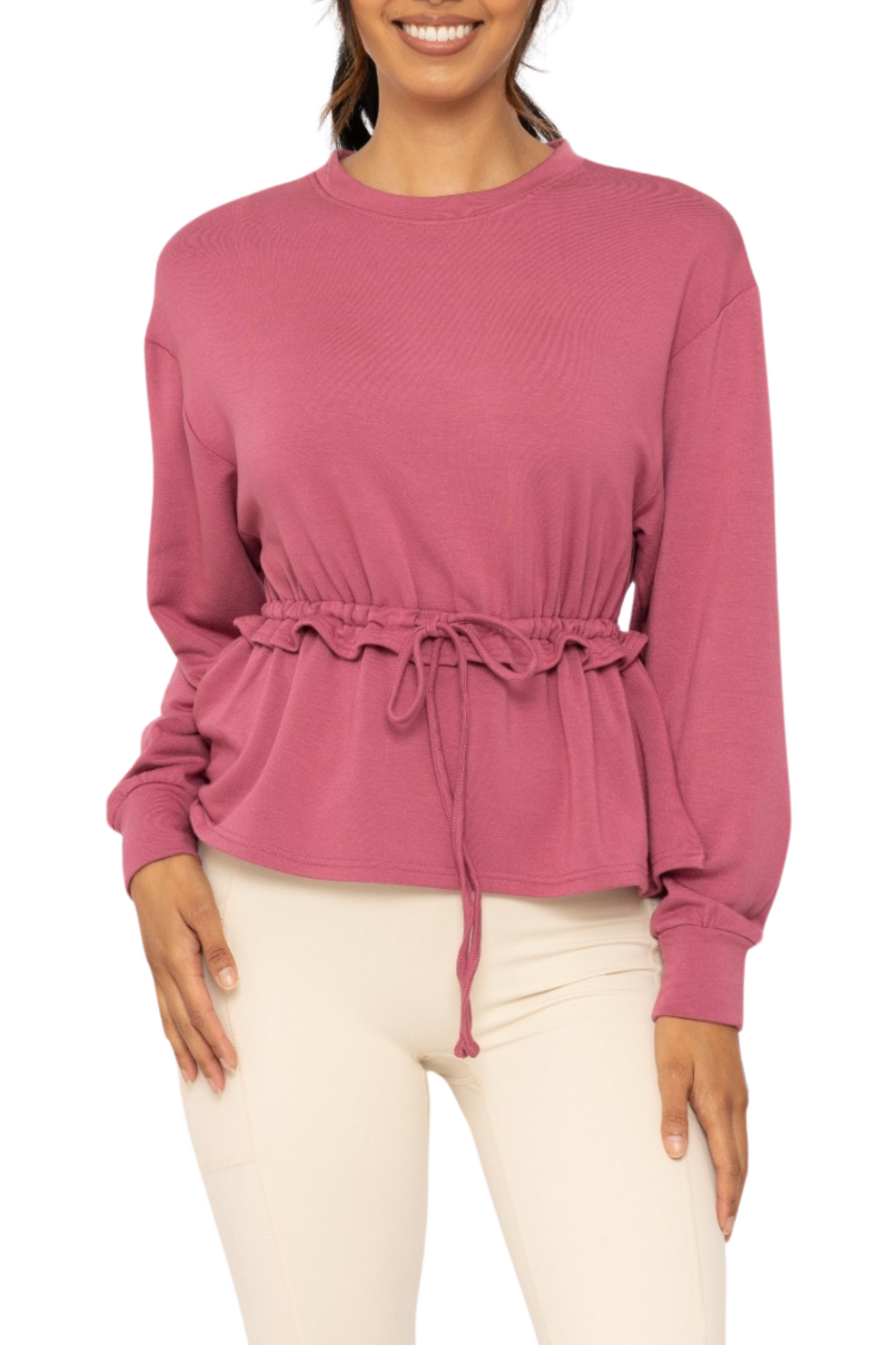 Cozy Peplum Sweatshirt