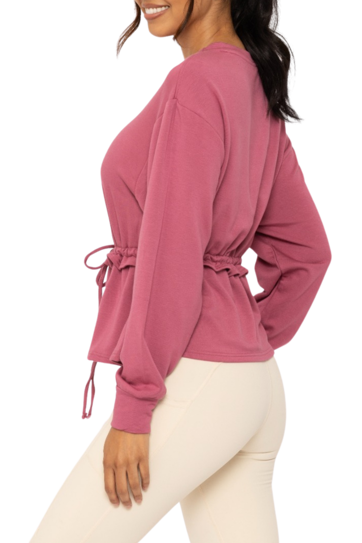 Cozy Peplum Sweatshirt