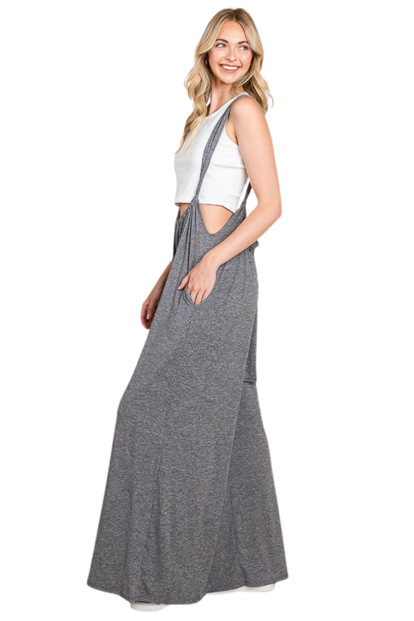 Oversized Suspender Jumpsuit