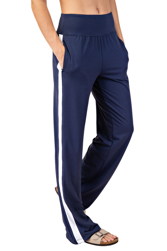 Butter Striping Straight Leg Pant