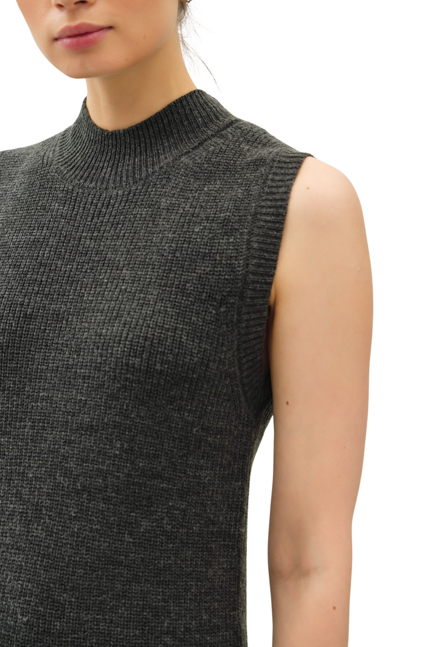 Sleeveless Knit Sweater Dress