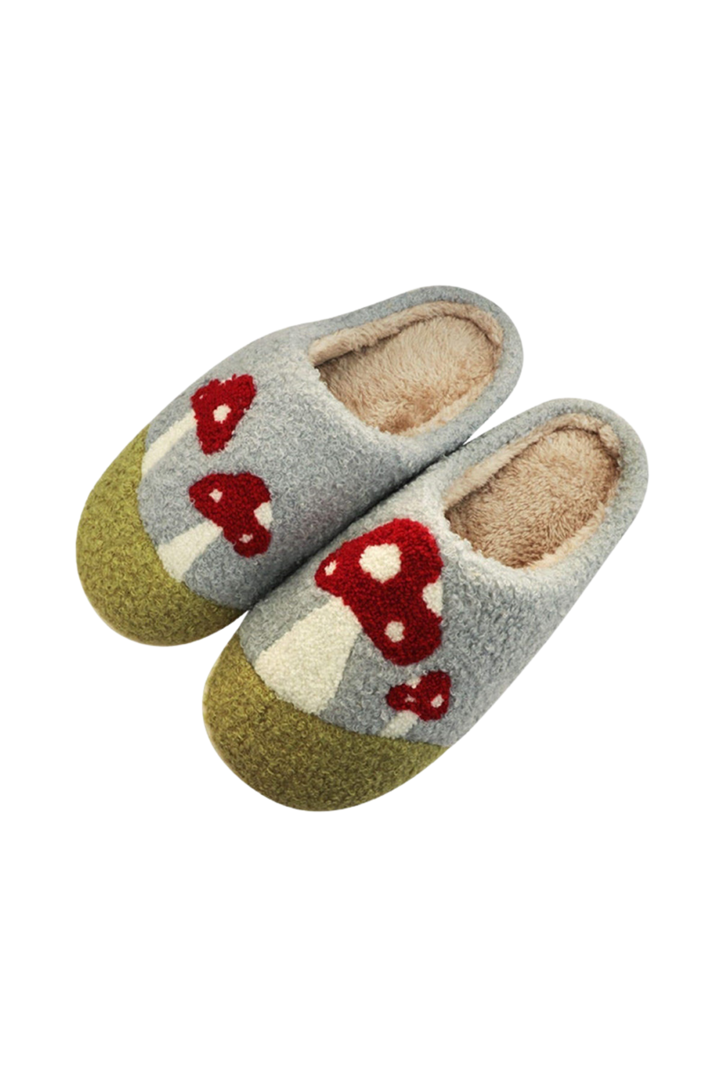 Mushroom Plush Slippers