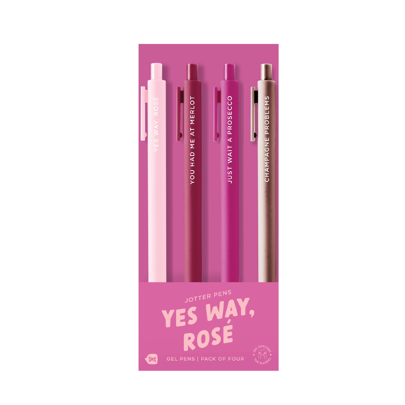 Silly Saying Jotter Pens - 4 Pack