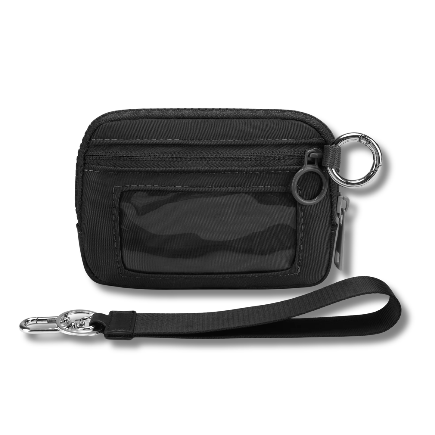 Weatherproof 3 Zip Wallet with Wristlet Strap