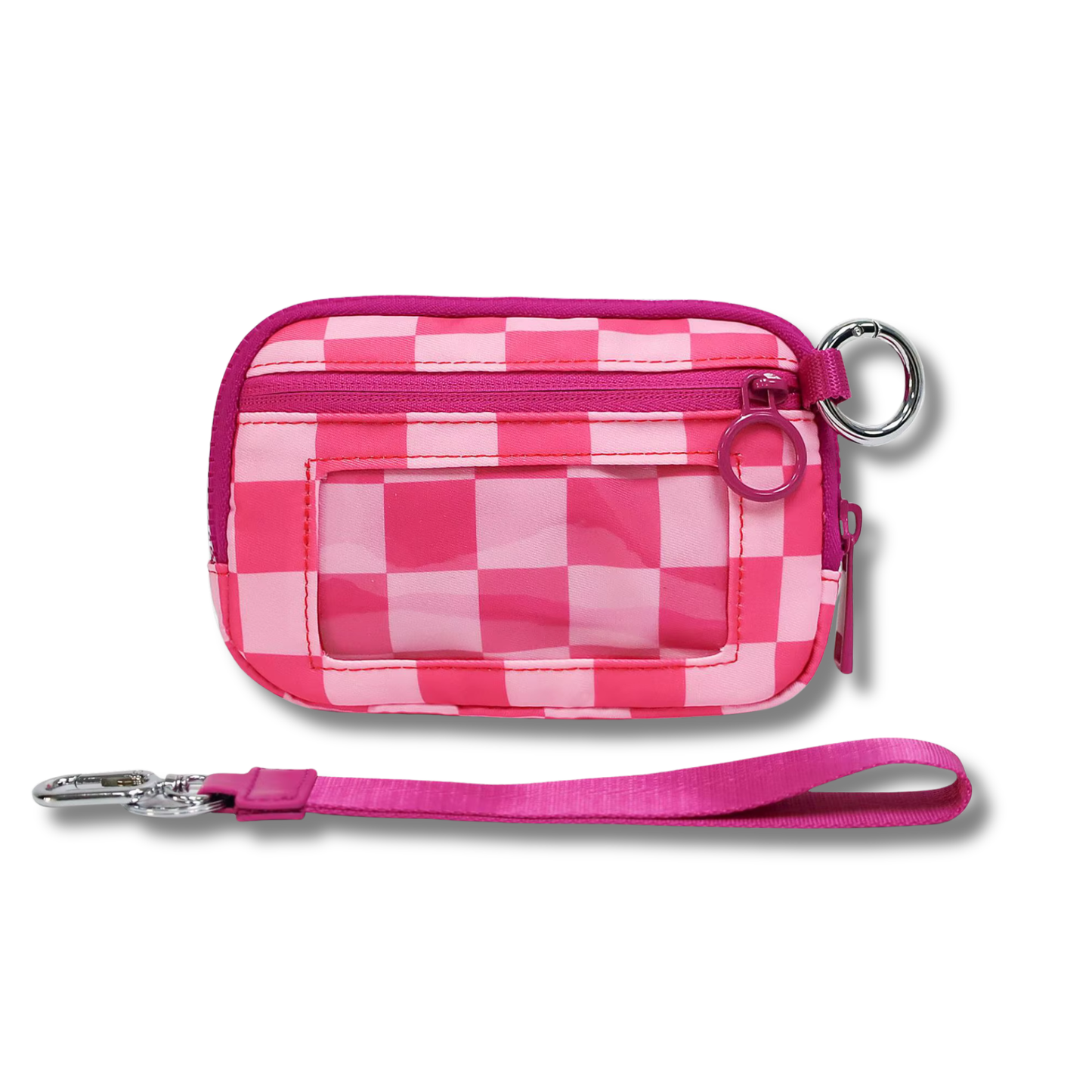 Weatherproof 3 Zip Wallet with Wristlet Strap