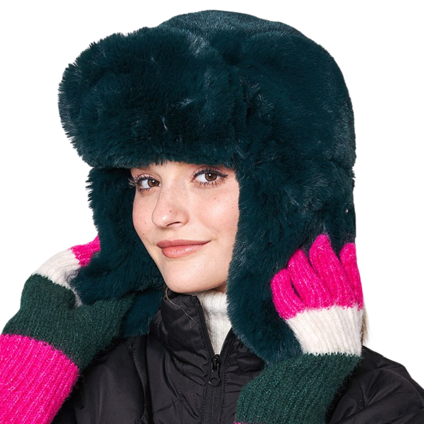 Oversized Faux Fur Trapper Hat