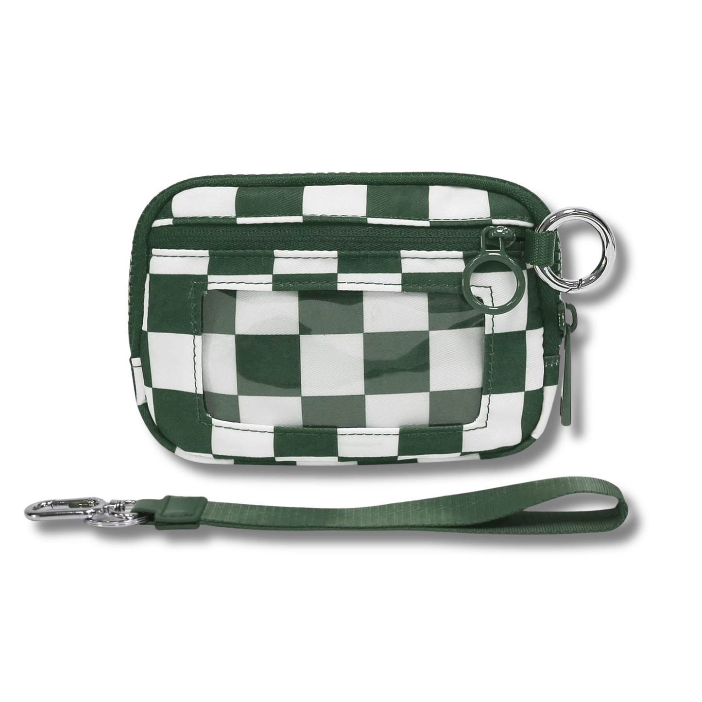Weatherproof 3 Zip Wallet with Wristlet Strap