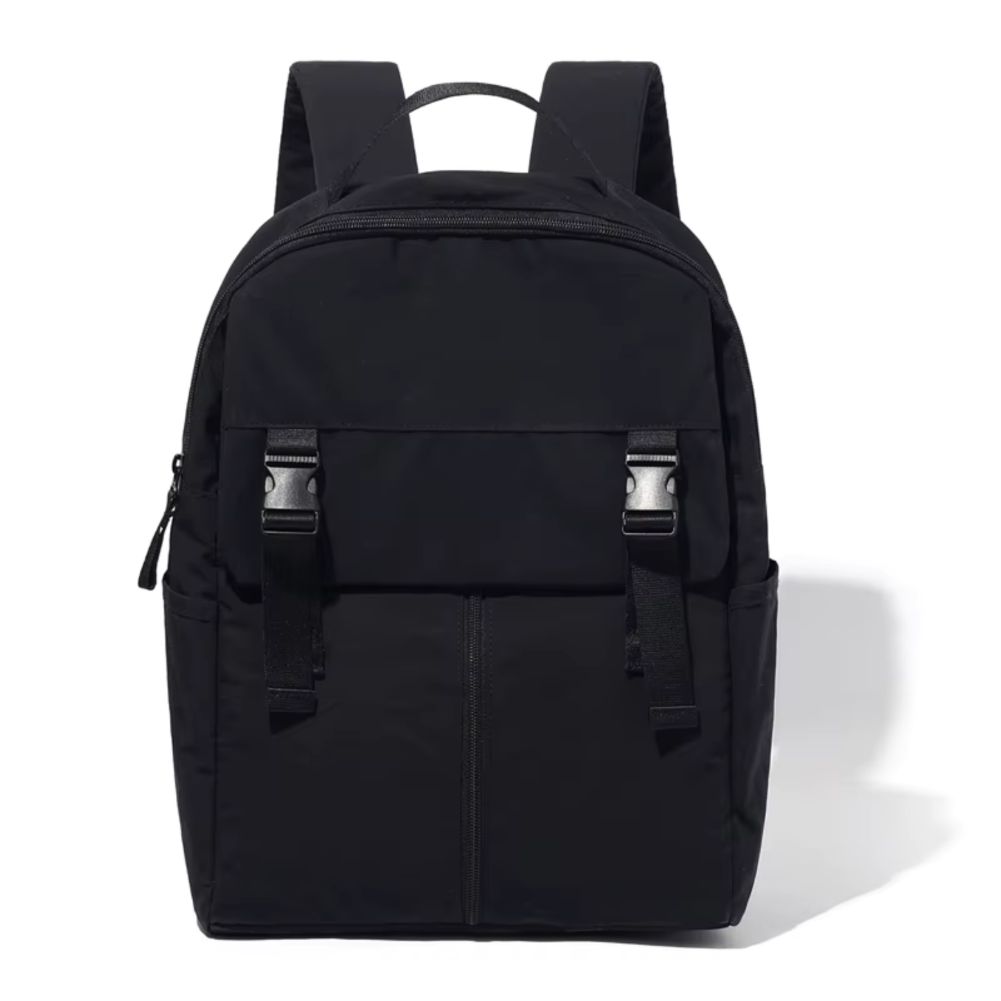 Essential Travel Nylon Backpack with Buckles