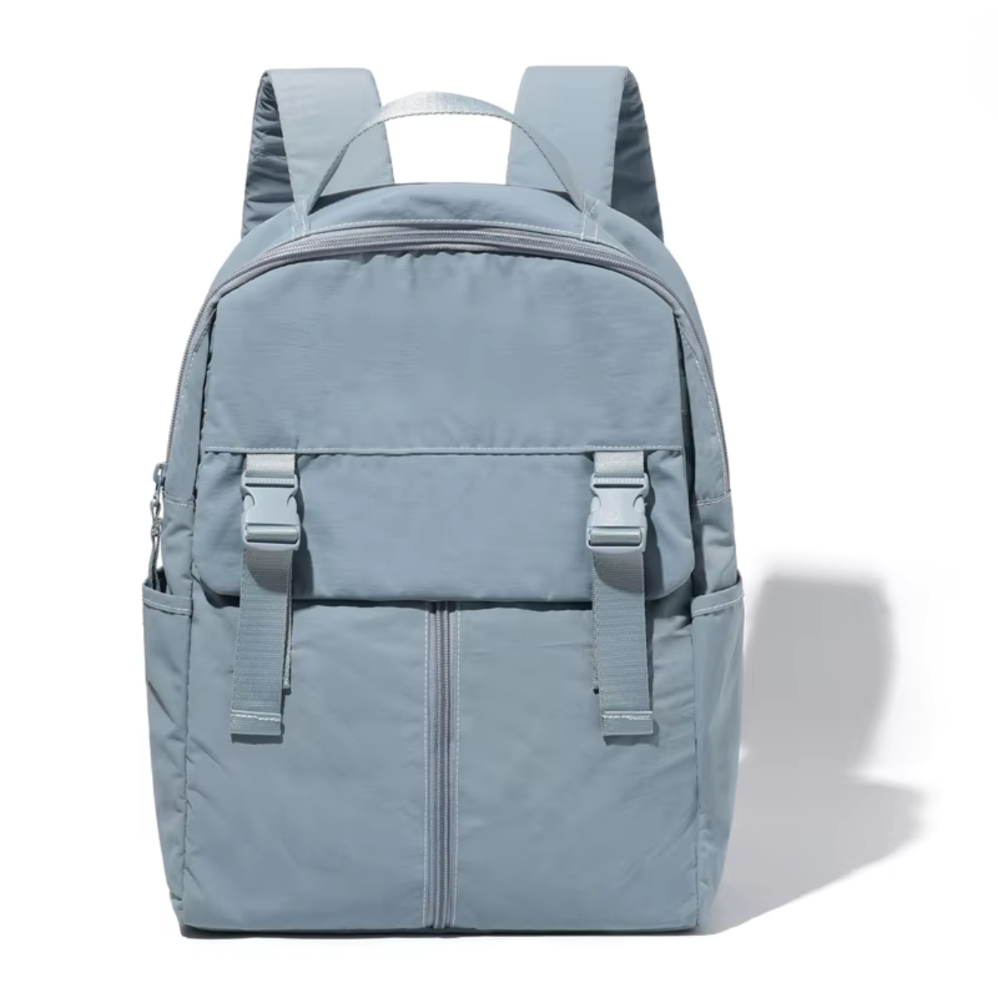 Essential Travel Nylon Backpack with Buckles