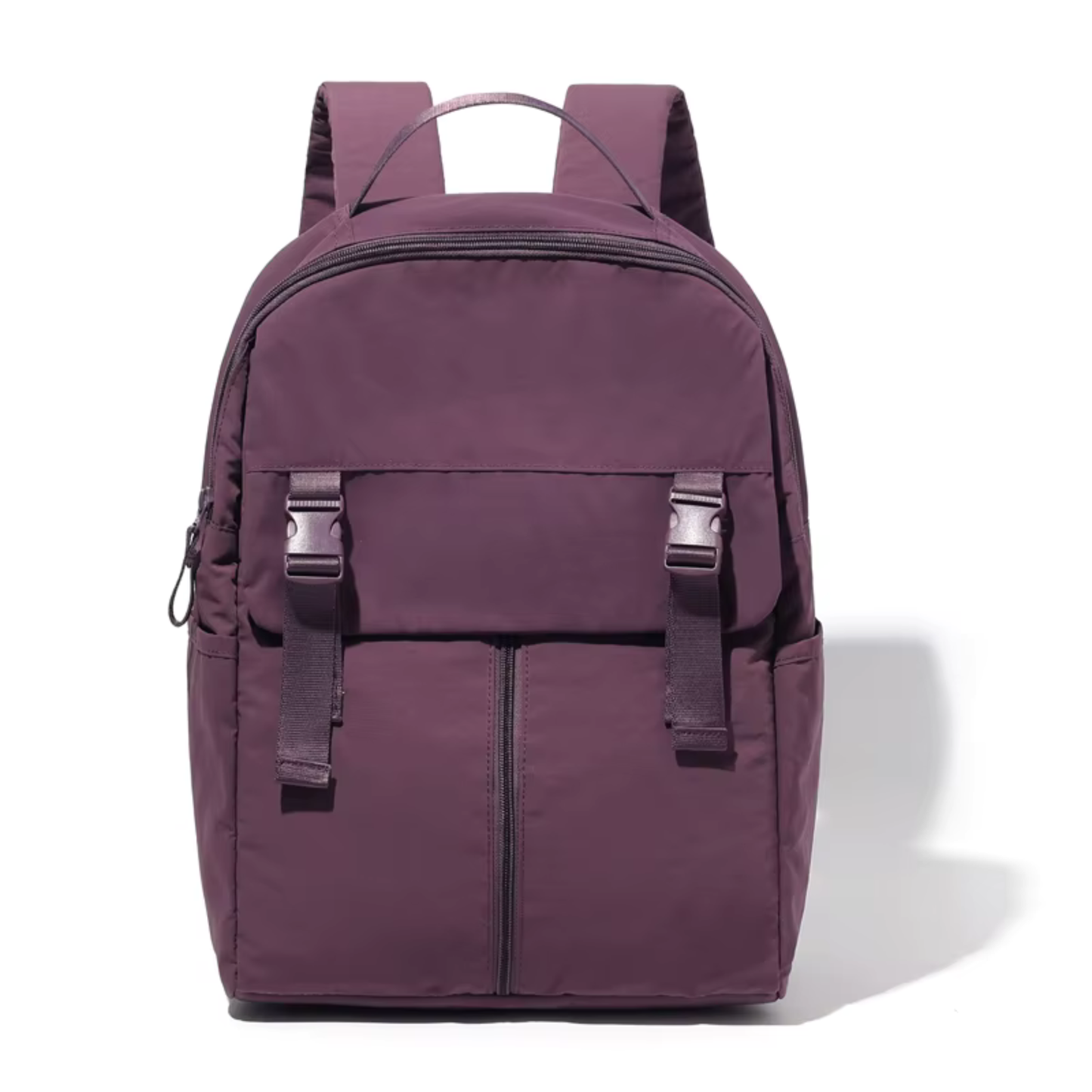 Essential Travel Nylon Backpack with Buckles