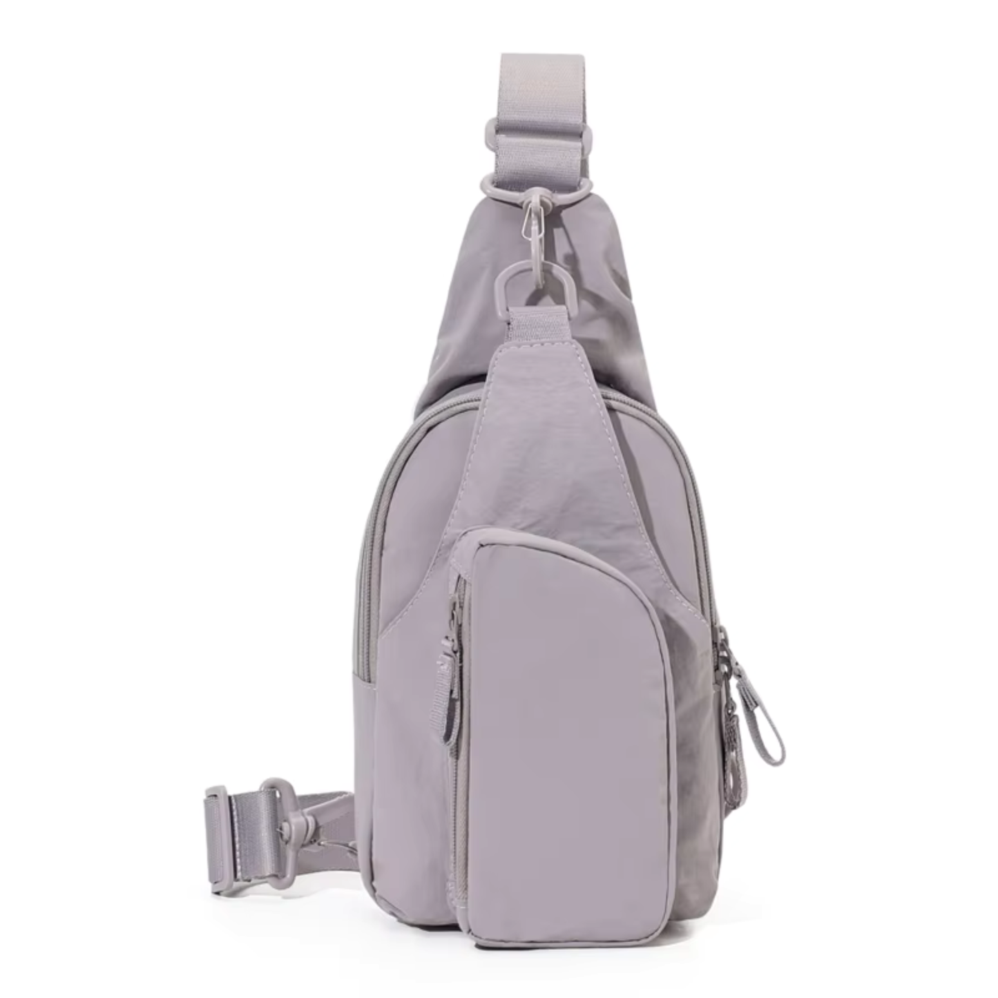 Gender Neutral Nylon Sling Cross Body Bag